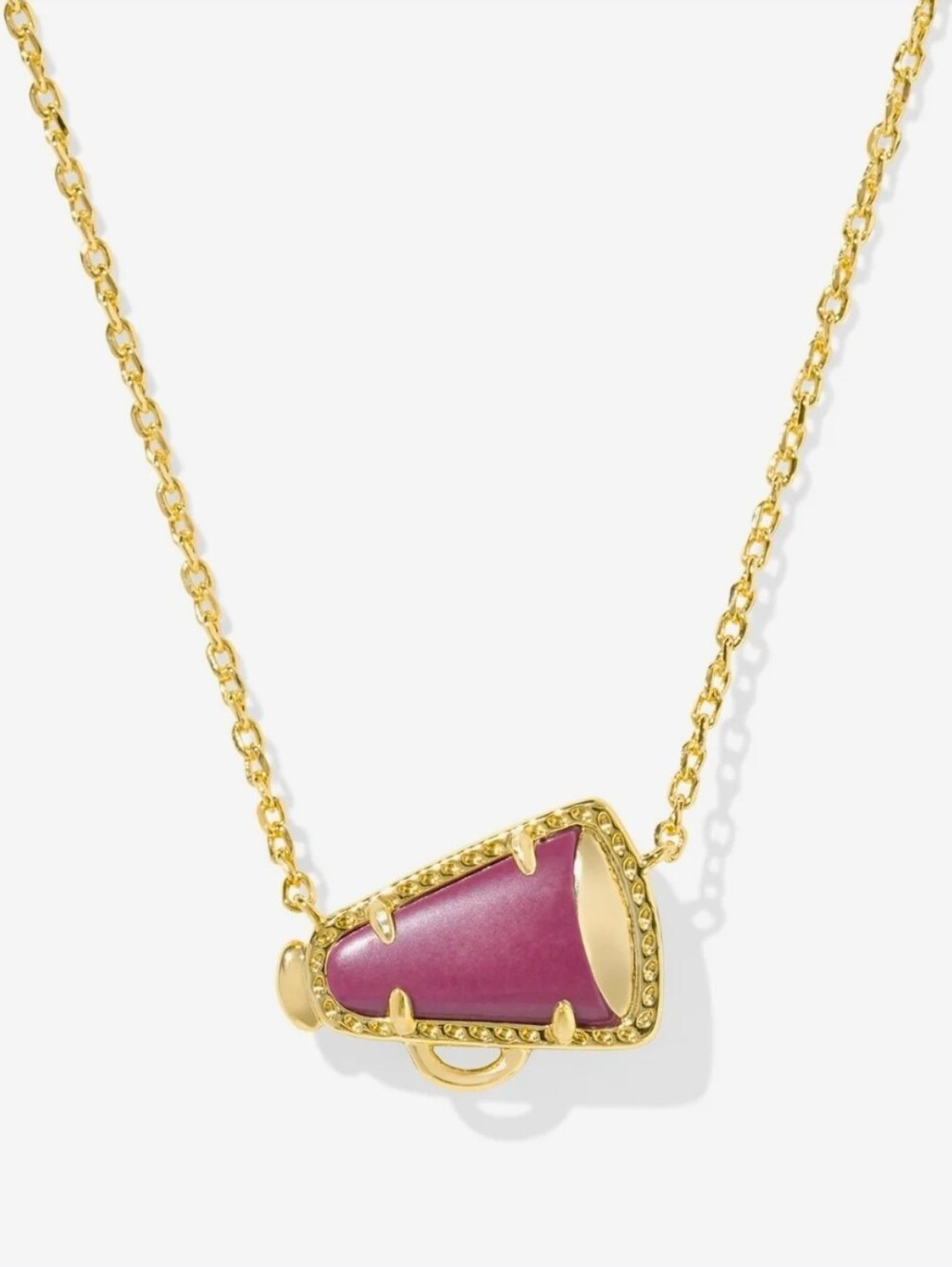 Kendra Scott Cheer Gold Short Pendant Necklace